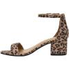 imageCUSHIONAIRE Womens Alba one band mid block heel sandal Memory Foam Wide Widths AvailableLeopard