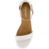imageCUSHIONAIRE Womens Alba one band mid block heel sandal Memory Foam Wide Widths AvailableWhite