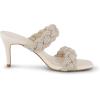 imageCUSHIONAIRE Womens Party braided rhinestone dress sandal Memory Foam Wide Widths AvailableSilver Sparkle