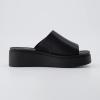 imageCUSHIONAIRE Womens Play one band platform sandal with Memory FoamBlack