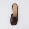 imageCUSHIONAIRE Womens Sage low block heel slide sandal Memory Foam and Wide Widths AvailableDark Brown