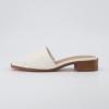 imageCUSHIONAIRE Womens Sage low block heel slide sandal Memory Foam and Wide Widths AvailableWhite