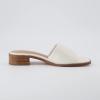 imageCUSHIONAIRE Womens Sage low block heel slide sandal Memory Foam and Wide Widths AvailableWhite
