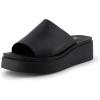 imageCUSHIONAIRE Womens Play one band platform sandal with Memory FoamBlack