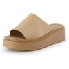 imageCUSHIONAIRE Womens Play one band platform sandal with Memory FoamTan