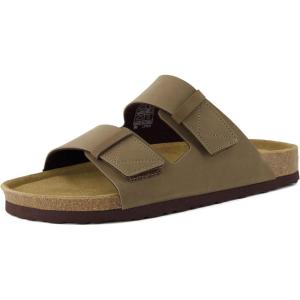 imageCUSHIONAIRE Mens Lynx Cork footbed Sandal with ComfortBrown Nubuck