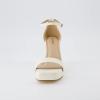 imageCUSHIONAIRE Womens Grammy one band block heel platform sandal Memory Foam Wide Widths AvailableCream