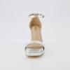 imageCUSHIONAIRE Womens Grammy one band block heel platform sandal Memory Foam Wide Widths AvailableSilver