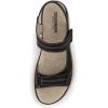 imageCUSHIONAIRE Womens Magee comfort footbed outdoor sandal with adjustable strap and Memory Foam Wide Widths AvailableBlack