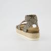 imageCUSHIONAIRE Womens Mandy Cork Espadrille Platform Sandal  Strappy Wedge with Arch SupportBT Raffia