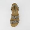 imageCUSHIONAIRE Womens Mandy Cork Espadrille Platform Sandal  Strappy Wedge with Arch SupportBT Raffia