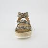 imageCUSHIONAIRE Womens Mandy Cork Espadrille Platform Sandal  Strappy Wedge with Arch SupportBT Raffia