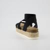 imageCUSHIONAIRE Womens Mandy Cork Espadrille Platform Sandal  Strappy Wedge with Arch SupportBlack