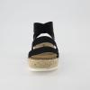 imageCUSHIONAIRE Womens Mandy Cork Espadrille Platform Sandal  Strappy Wedge with Arch SupportBlack