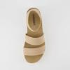 imageCUSHIONAIRE Womens Mandy Cork Espadrille Platform Sandal  Strappy Wedge with Arch SupportNude