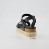 imageCUSHIONAIRE Womens Melissa Espadrille Platform Wedge SandalBlack
