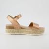 imageCUSHIONAIRE Womens Melissa Espadrille Platform Wedge SandalRose Gold