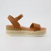 imageCUSHIONAIRE Womens Melissa Espadrille Platform Wedge SandalTan