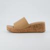 imageCUSHIONAIRE Womens Nano cork wedge sandal Memory Foam Wide Widths AvailableTan