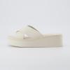 imageCUSHIONAIRE Womens Pepe crossband platform sandal with Memory FoamIvory