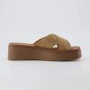 imageCUSHIONAIRE Womens Pepe crossband platform sandal with Memory FoamTan