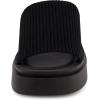 imageCUSHIONAIRE Womens Pim knit platform sandal with Memory FoamBlack Weave