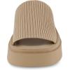 imageCUSHIONAIRE Womens Pim knit platform sandal with Memory FoamTaupe Weave