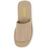 imageCUSHIONAIRE Womens Pim knit platform sandal with Memory FoamTaupe Weave