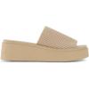 imageCUSHIONAIRE Womens Pim knit platform sandal with Memory FoamTaupe Weave