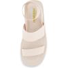 imageCUSHIONAIRE Womens Pixar stretch platform sandal with Memory FoamTaupe