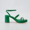 imageCUSHIONAIRE Womens Roma platform dress sandal Memory Foam and Wide Widths AvailableKelly Green
