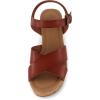 imageCUSHIONAIRE Womens Rosie Cork Wedge Sandal Memory FoamCognac