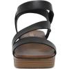 imageCUSHIONAIRE Womens Saga platform sandal with ComfortBlack
