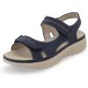 imageCUSHIONAIRE Womens Magee comfort footbed outdoor sandal with adjustable strap and Memory Foam Wide Widths AvailableNavy