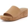 imageCUSHIONAIRE Womens Nano cork wedge sandal Memory Foam Wide Widths AvailableTan