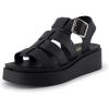 imageCUSHIONAIRE Womens Poppy fisherman platform sandal with Memory FoamBlack