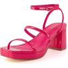 imageCUSHIONAIRE Womens Roma platform dress sandal Memory Foam and Wide Widths AvailableFuschia Patent