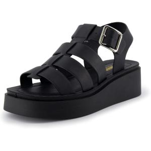 imageCUSHIONAIRE Womens Poppy fisherman platform sandal with Memory FoamBlack