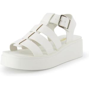imageCUSHIONAIRE Womens Poppy fisherman platform sandal with Memory FoamWhite