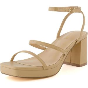 imageCUSHIONAIRE Womens Roma platform dress sandal Memory Foam and Wide Widths AvailableTan