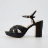 imageCUSHIONAIRE Womens Mood Platform Dress Sandal Memory Foam and Wide Widths AvailableBlack