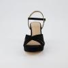 imageCUSHIONAIRE Womens Mood Platform Dress Sandal Memory Foam and Wide Widths AvailableBlack Microsuede