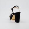imageCUSHIONAIRE Womens Mood Platform Dress Sandal Memory Foam and Wide Widths AvailableBlack Microsuede