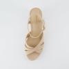 imageCUSHIONAIRE Womens Mood Platform Dress Sandal Memory Foam and Wide Widths AvailableNude Microsuede