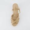 imageCUSHIONAIRE Womens Mood Platform Dress Sandal Memory Foam and Wide Widths AvailableTan