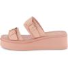 imageCUSHIONAIRE Womens Planet two buckle platform sandal with Memory FoamPink