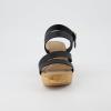 imageCUSHIONAIRE Womens Russ cork wedge sandal Memory Foam Wide Widths AvailableBlack