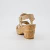 imageCUSHIONAIRE Womens Russ cork wedge sandal Memory Foam Wide Widths AvailableTan