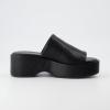 imageCUSHIONAIRE Womens Spin one band platform sandal with Memory FoamBlack