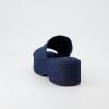 imageCUSHIONAIRE Womens Spin one band platform sandal with Memory FoamDenim